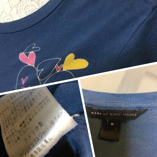 MARC JACOBS(マークジェイコブス)のマークジェイコブス Ｔシャツ ネイビー レディースのトップス(Tシャツ(半袖/袖なし))の商品写真