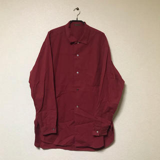 ヨウジヤマモト(Yohji Yamamoto)のY's for men 赤 ロングシャツ 長袖 レア(シャツ)