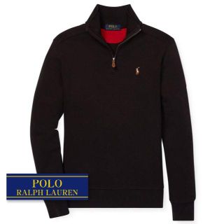 ラルフローレン(Ralph Lauren)の☆新品☆170 ラルフローレン ハーフジッププルオーバー ブラック 7171(ニット)