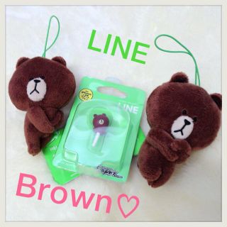 お値下げ♡LINE 豪華ブラウンセット♡(ぬいぐるみ)