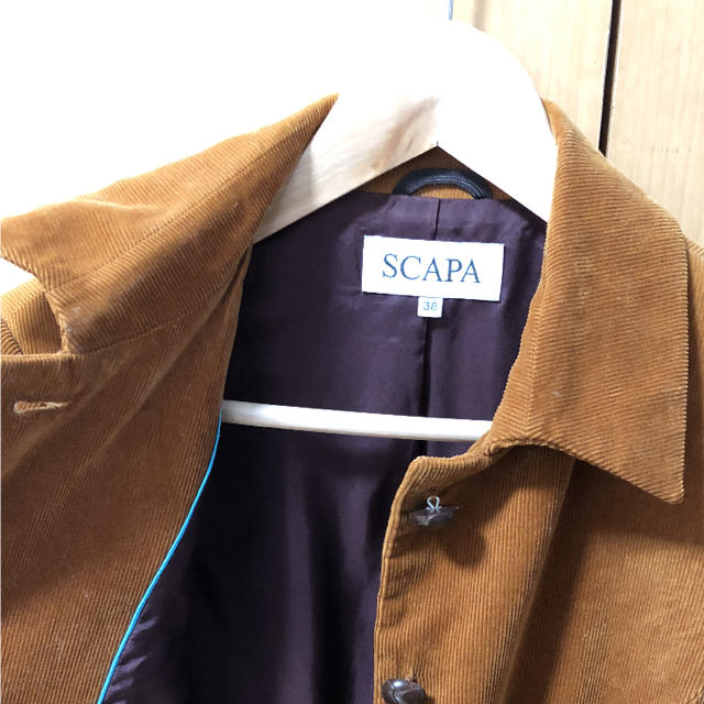 SCAPA(スキャパ)のお値下げ！SCAPA スキャパ コーデュロイジャケット 38 レディースのジャケット/アウター(テーラードジャケット)の商品写真