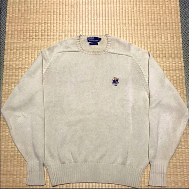 Ralph Lauren(ラルフローレン)のポロベアー ラルフローレン 激レア90s‼️ ワンポイント ベアーロゴ‼️ メンズのトップス(ニット/セーター)の商品写真