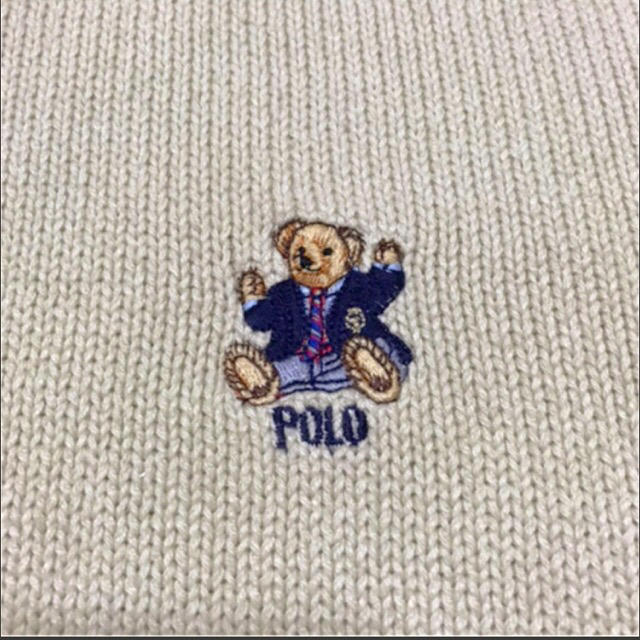 Ralph Lauren(ラルフローレン)のポロベアー ラルフローレン 激レア90s‼️ ワンポイント ベアーロゴ‼️ メンズのトップス(ニット/セーター)の商品写真