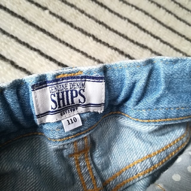 SHIPS(シップス)のさくらい様専用　SHIPS デニムスカート　110 キッズ/ベビー/マタニティのキッズ服女の子用(90cm~)(スカート)の商品写真