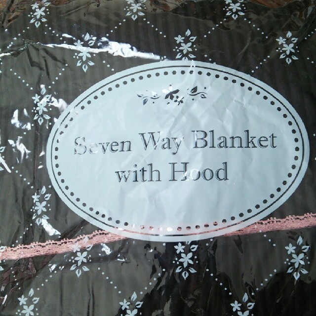 Seven Way Blanket with Hood☆ｶﾗｰ:ﾌﾞﾗｯｸ 2