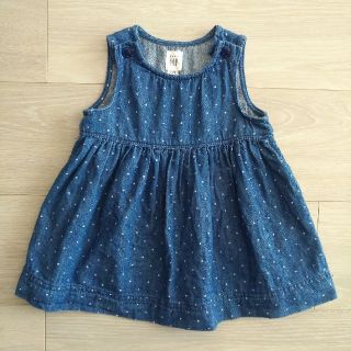 ベビーギャップ(babyGAP)の【専用】baby Gap デニムワンピース70(ワンピース)