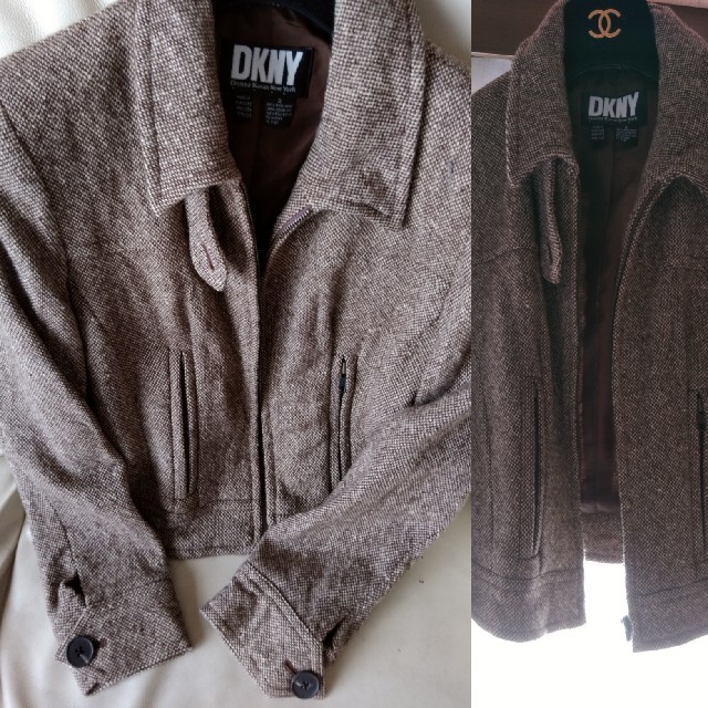 DKNY - DKNY ツイードジャケットの通販 by キラキラちゃん's DKNY - DKNY ツイードジャケットの通販 by キラキラちゃん's