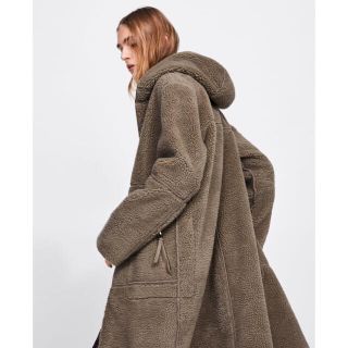 ザラ(ZARA)の本日まで出品最終お値下げ！ZARAムートンリバーシブルコート2017 訳あり(ムートンコート)