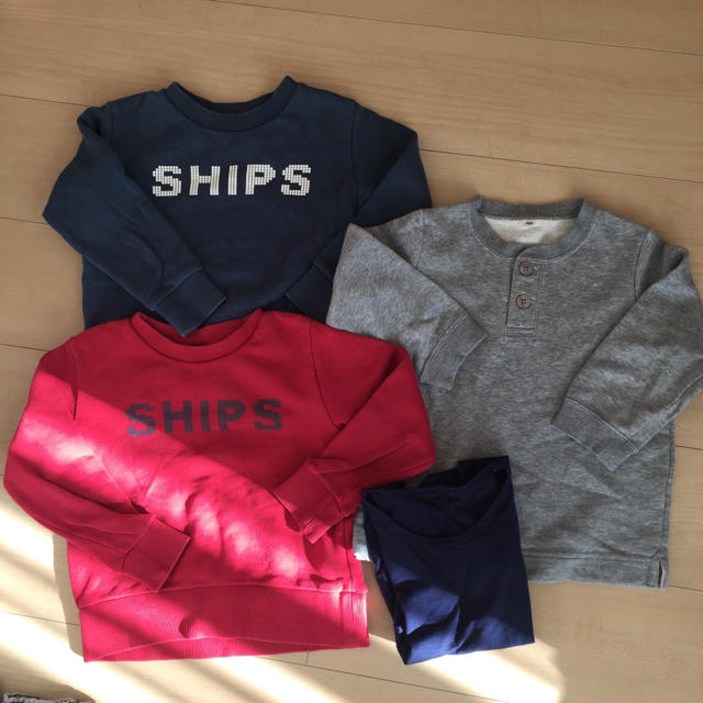 SHIPS KIDS(シップスキッズ)のシップスキッズ MUJI 100センチ 9点セット キッズ/ベビー/マタニティのキッズ服男の子用(90cm~)(パンツ/スパッツ)の商品写真