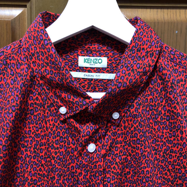 KENZO(ケンゾー)のKenzo レオパード ボタンダウンシャツ ケンゾー メンズのトップス(シャツ)の商品写真