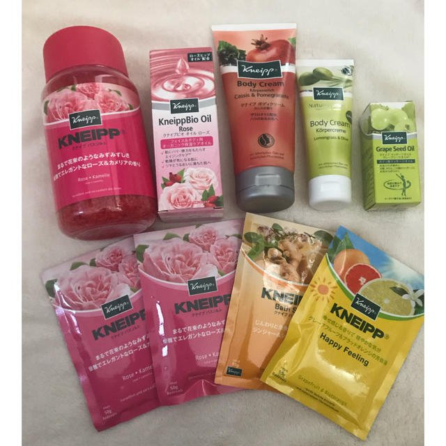 Kneipp(クナイプ)の未開封新品☆クナイプ バスソルト ボディケア9点セット コスメ/美容のボディケア(入浴剤/バスソルト)の商品写真