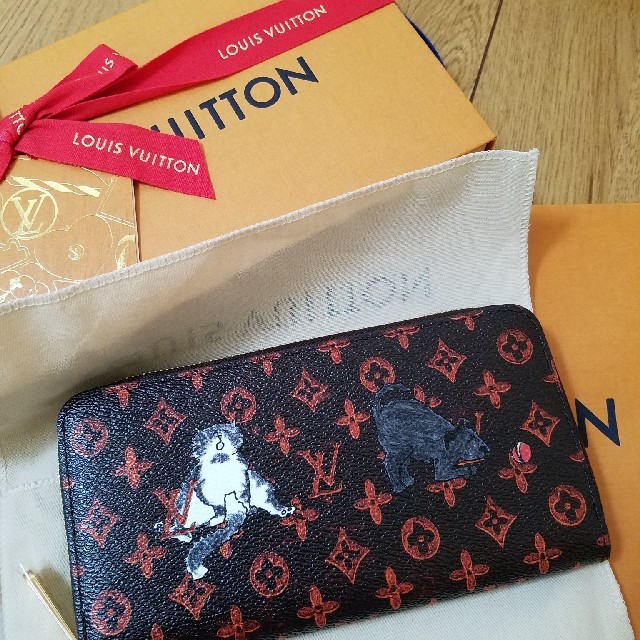 新作モデル LOUIS ルイヴィトン キャットグラム 猫 新品ジッピー