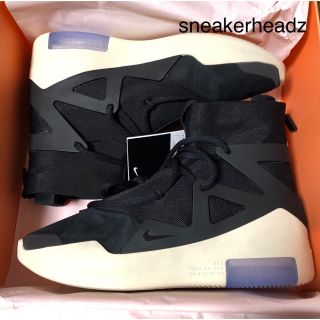 ナイキ(NIKE)の27 NIKE AIR FEAR OF GOD 1 BLACK(スニーカー)