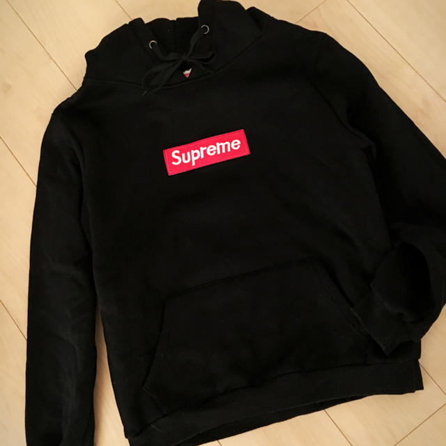 シュプリーム 裏起毛パーカー supreme 韓国ファッション