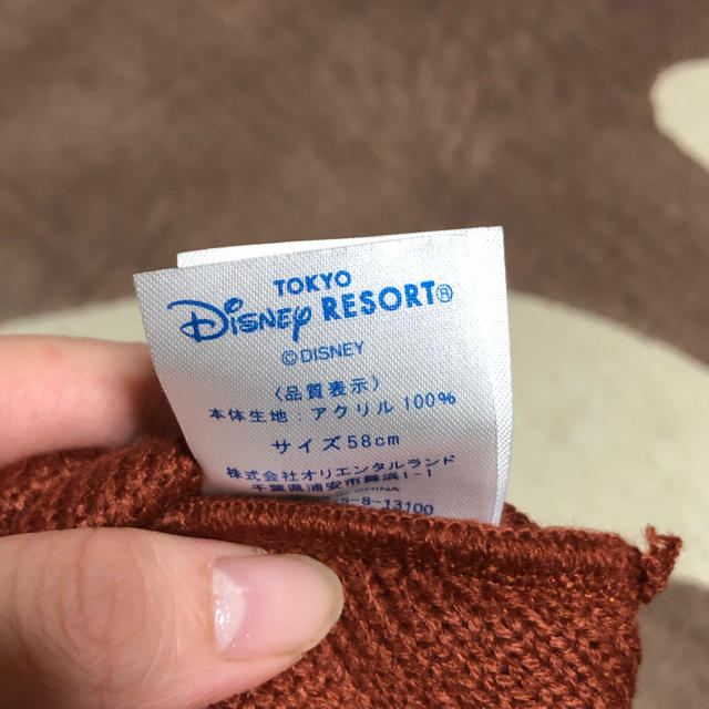 Disney(ディズニー)の値下げ!!☆Disney チップとデール ニット帽 レディースの帽子(ニット帽/ビーニー)の商品写真