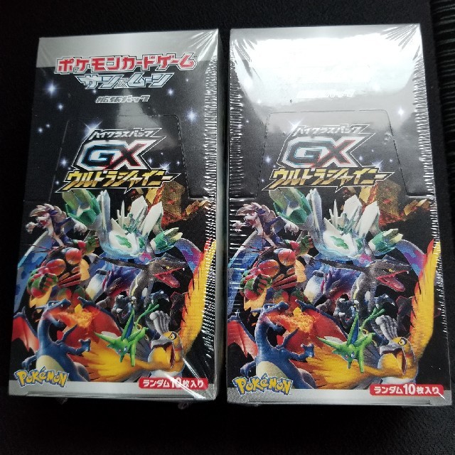 ポケモンカードゲーム サン　ムーン　パック　GX ウルトラシャイニー　 BOX