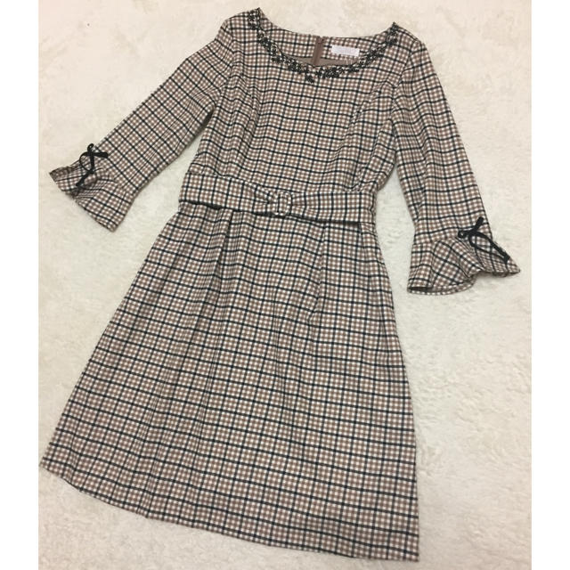 Feroux(フェルゥ)のポム様専用♡新品タグ付き♡feroux♡チェックワンピ レディースのワンピース(ひざ丈ワンピース)の商品写真