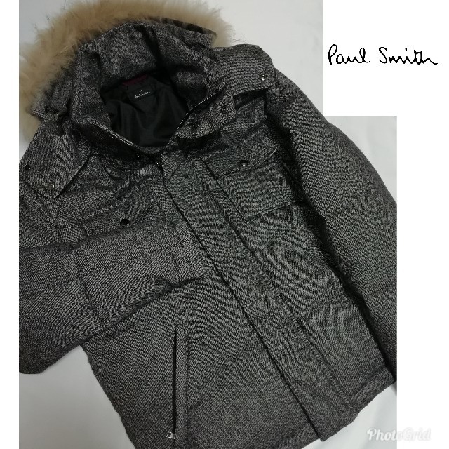 【極美品】Paul Smith　ツイードダウンジャケット　ポールスミス