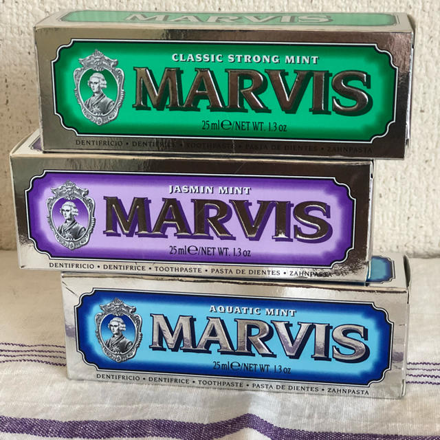 MARVIS(マービス)のお値下げしました。マービス 3本セット コスメ/美容のオーラルケア(歯磨き粉)の商品写真