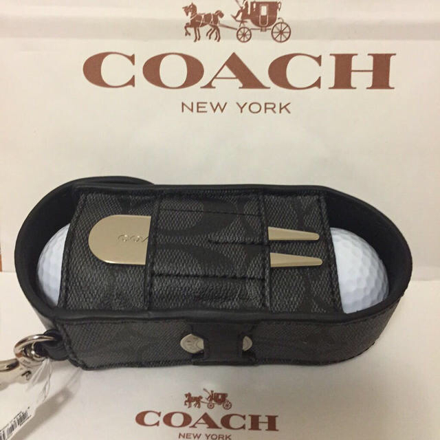 COACH - COACH ゴルフボールケースの通販 by 104 shop|コーチならラクマ