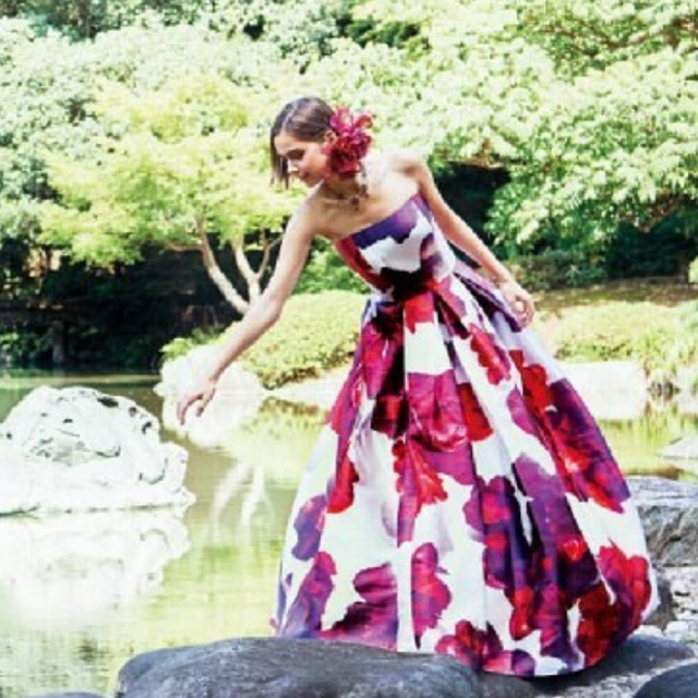 お得な特別割引価格) AIMER ロングドレス ステージ お色直し 結婚式