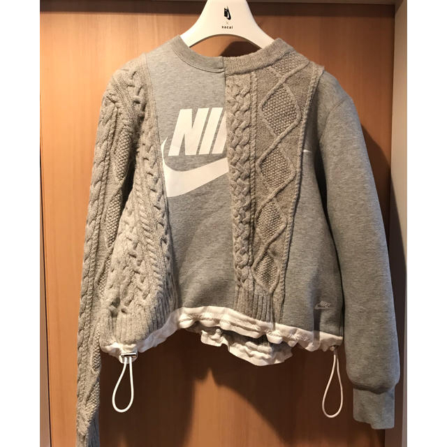 綿66%ポリエステル34%Nike sacai スウェット