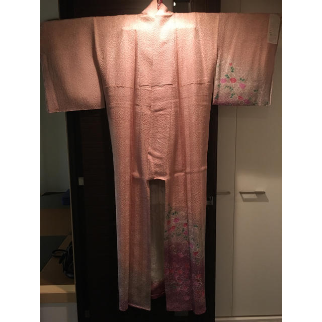 絞り 訪問着 新品未使用(肌襦袢セット) - 着物