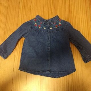 ザラ(ZARA)の☆☆nana様用☆☆Zara ダンガリーシャツ＆gap スカート(シャツ/カットソー)