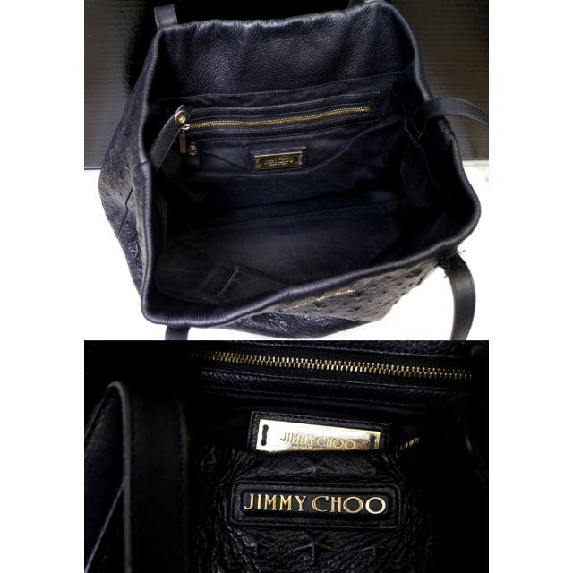 JIMMY CHOO(ジミーチュウ)の2016美品★JIMMYCHOOジミーチュウ SARA A4対応 トート バッグ レディースのバッグ(トートバッグ)の商品写真