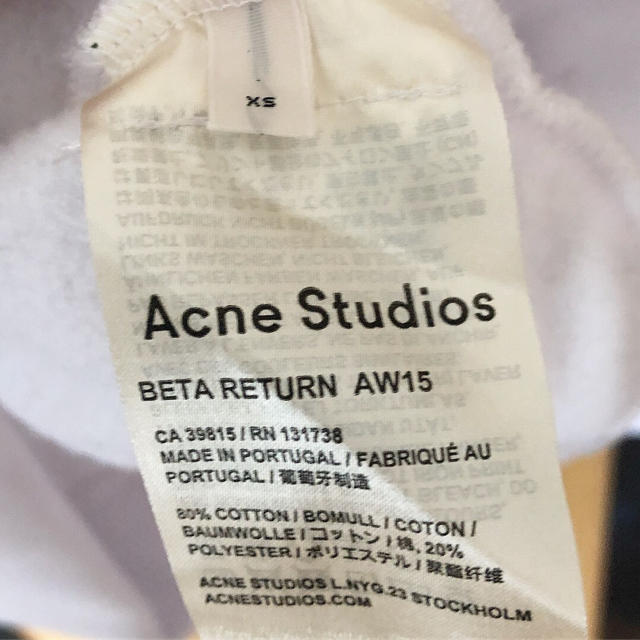 ACNE(アクネ)のacne studios 15aw ボトルネックビッグスウェット レディースのトップス(トレーナー/スウェット)の商品写真