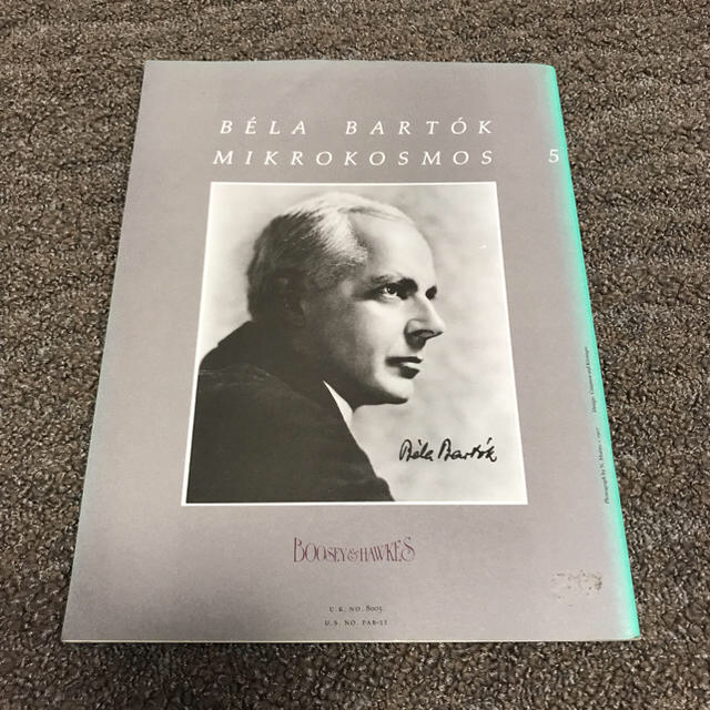 バルトーク作曲 ミクロコスモス5 楽器のスコア/楽譜(クラシック)の商品写真