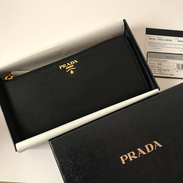 【新品未使用】PRADA プラダ 長財布★ブラック