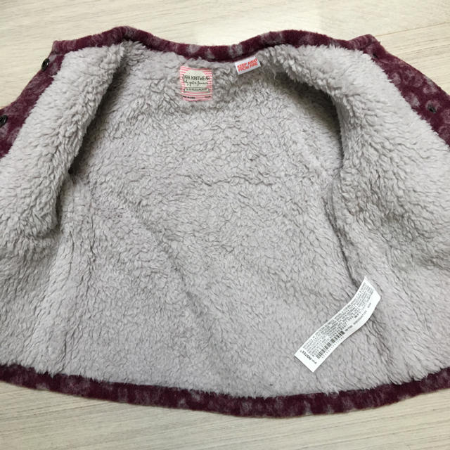 ZARA KIDS(ザラキッズ)の新品 ボアコート キッズ/ベビー/マタニティのキッズ服女の子用(90cm~)(コート)の商品写真