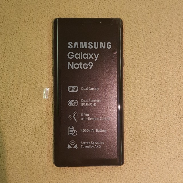 新品　Galaxynote9