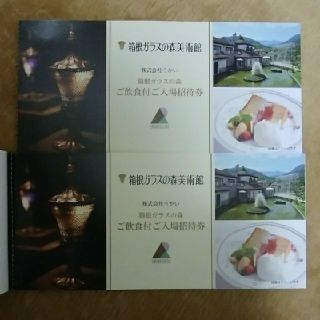 【箱根ガラスの森美術館】
優待券2枚(美術館/博物館)