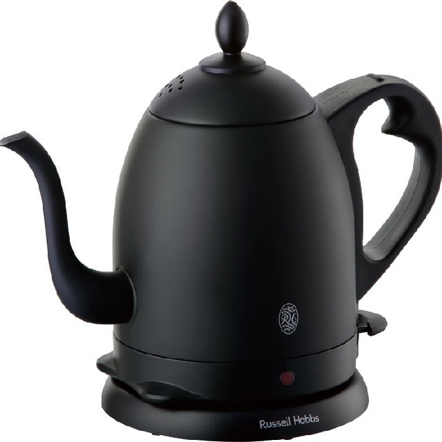 Russell Hobbs マットブラックカフェケトル08L満水の沸騰時間