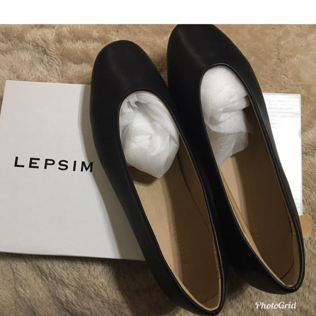 LEPSIM(レプシィム)の新品 LEPSIM★フラット パンプス M 黒 レディースの靴/シューズ(バレエシューズ)の商品写真