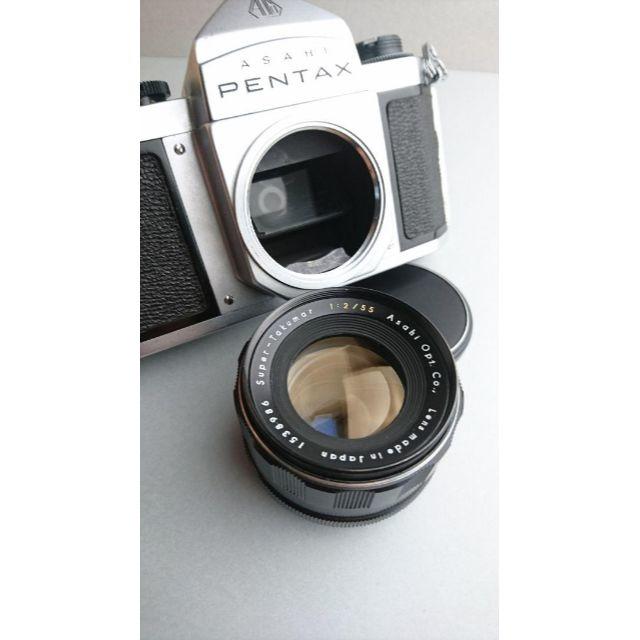 PENTAX(ペンタックス)のPentax S1a + Super Takumar 55/1.2 スマホ/家電/カメラのカメラ(フィルムカメラ)の商品写真