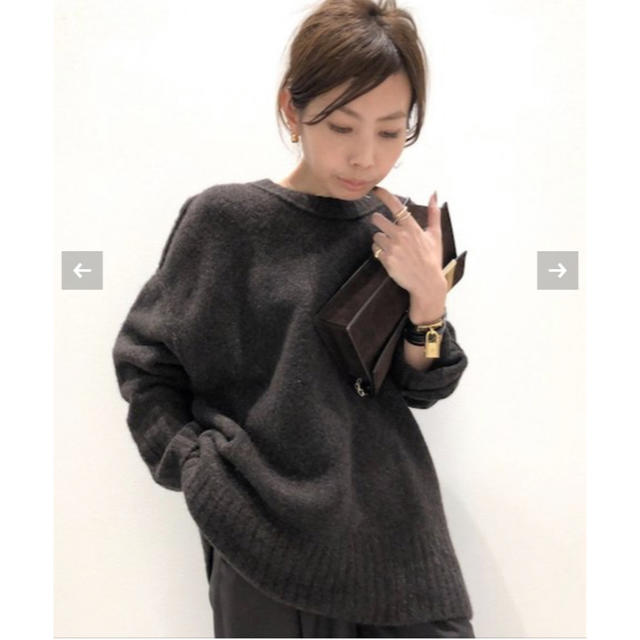 2018AW アパルトモン BF Knit ブラウンニット/セーター