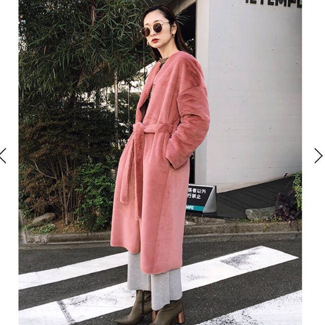 Amerivintage 2WAY SOFT BOA LONG COAT