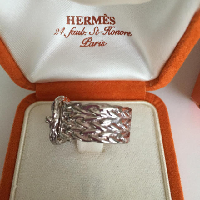 Hermes - エルメス リング ベルトモチーフ シルバー925の通販 by konn ...