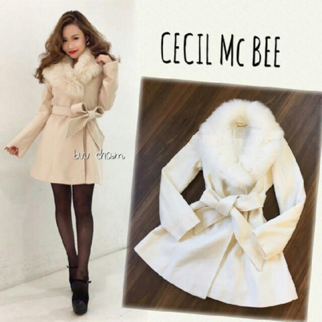 CECIL McBEE - セシルマクビー Aラインフォックスファーコート