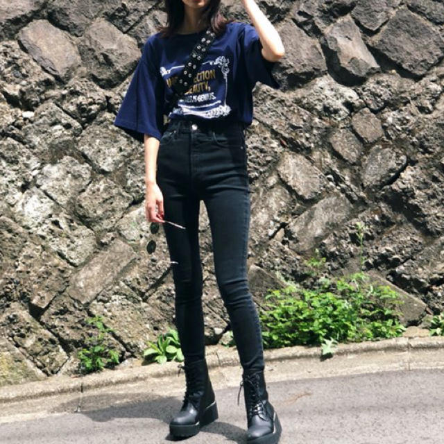 moussy 24インチ Rebirth SKINNY リバース ダークブルー - スキニーパンツ