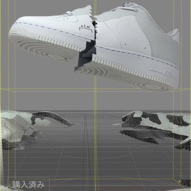 NIKE(ナイキ)のyou様専用27cm  エアフォース1 A-COLD-WALL メンズの靴/シューズ(スニーカー)の商品写真