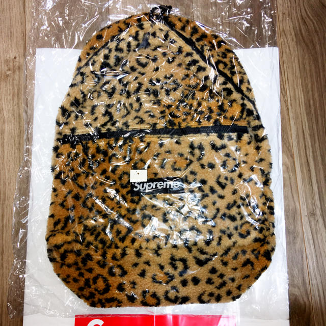 Supreme Leopard Fleece Backpack