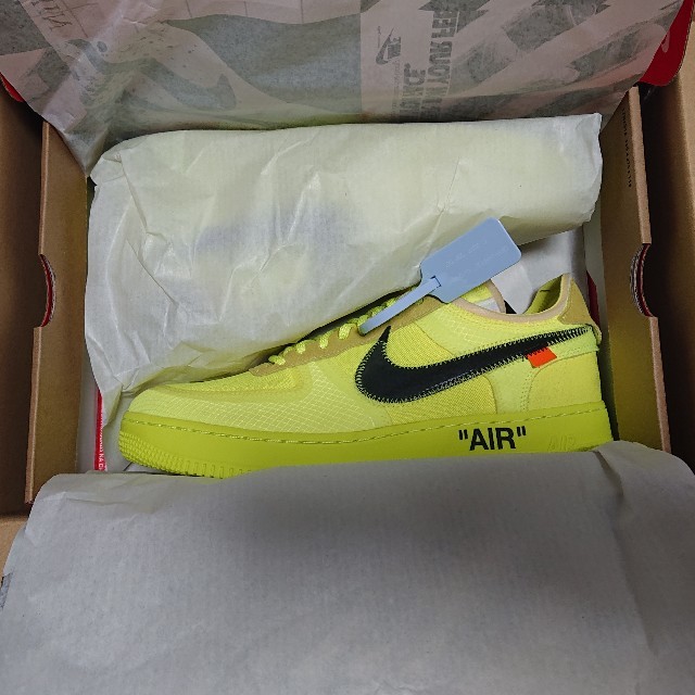 Off-White NIKE AIR FORCE 1  VOLT 28.5スニーカー