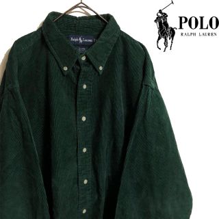 ポロラルフローレン(POLO RALPH LAUREN)の古着 ポロラルフローレン コーデュロイ BDシャツ ロゴ レアカラー (シャツ)