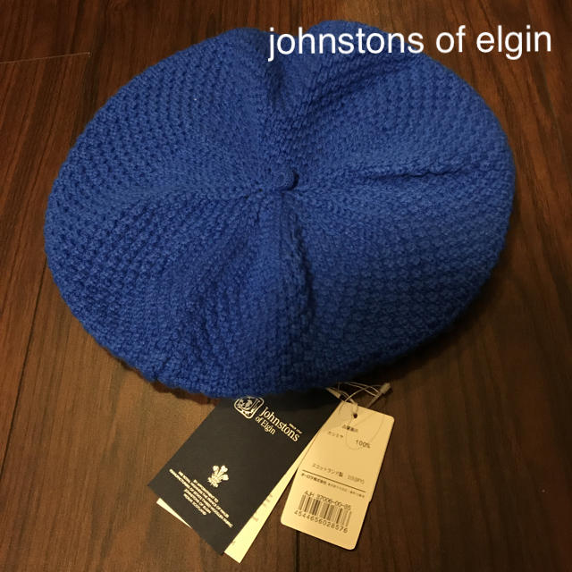 Johnstons(ジョンストンズ)の【tommy様】johnstons of elgin カシミヤ ベレー帽 レディースの帽子(ニット帽/ビーニー)の商品写真