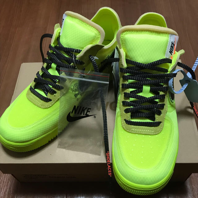 Nike Off White Air Force 1 Volt 【27cm】airforce1
