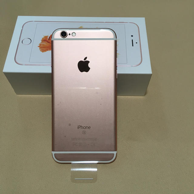 値下げ* iPhone6S 16GB ローズピンク バッテリー新品でSIMフリーです